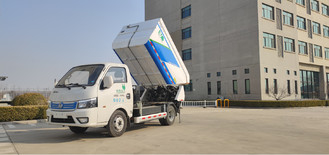 Diesel Advanced Disposal Garbage Truck , Hydraulic Dump Truck Trash Removal