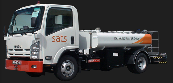 Milieumaterialen 4000L Water Service Truck Isuzu Chassis